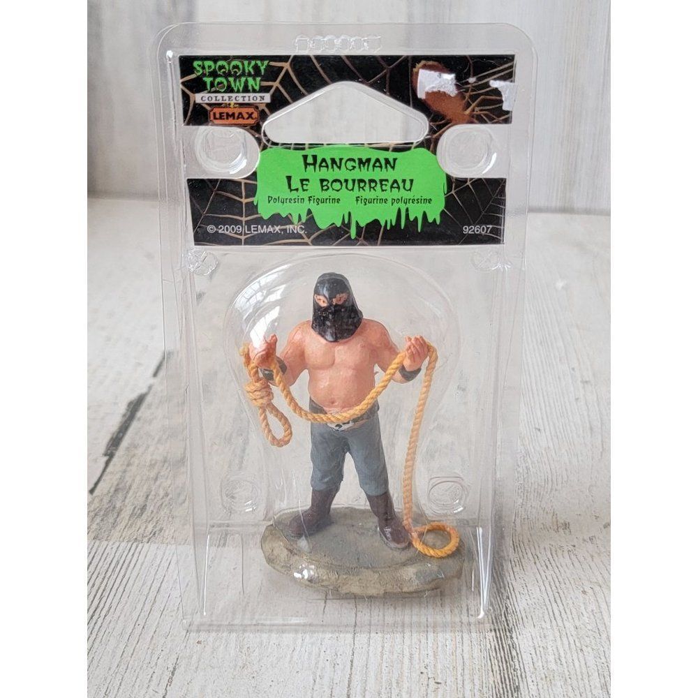 Lemax Spooky lynchman Hangman village accessory scary reaper‎
